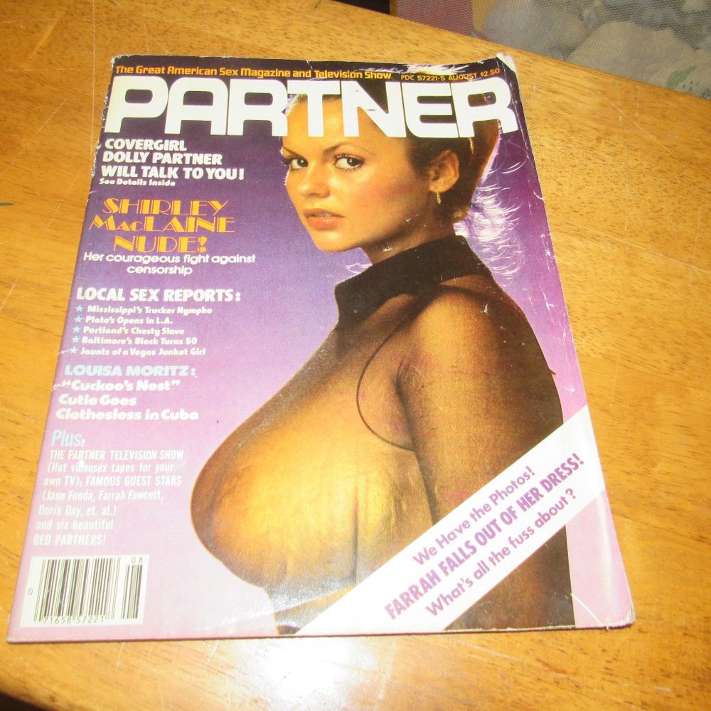 Vintage Partner Mens Magazine August 1979